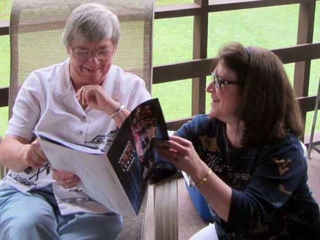 Sister Joan Marie Van Beek and Associate Cindy Molinari are active members of the associates group in Ohio.