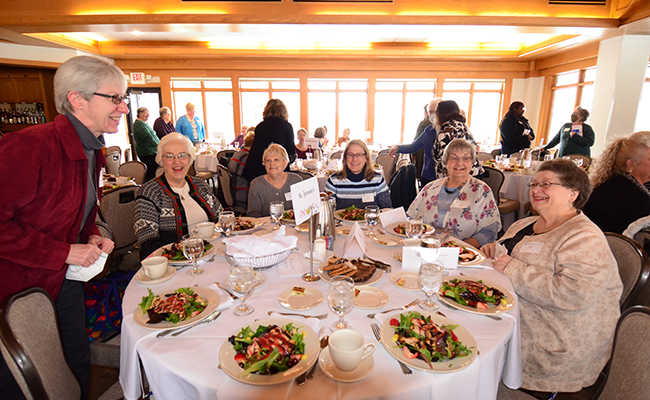 Women's Leadership Luncheon topic for 2023 was “Maintaining Good Mental Health While Living with Uncertainty,” by speaker Louise Blissenbach Stemp. The event was held at the Mendakota Country Club on Thursday, March 30, 2023.