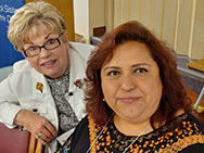 Two SSND associates who gathered in 2018. 