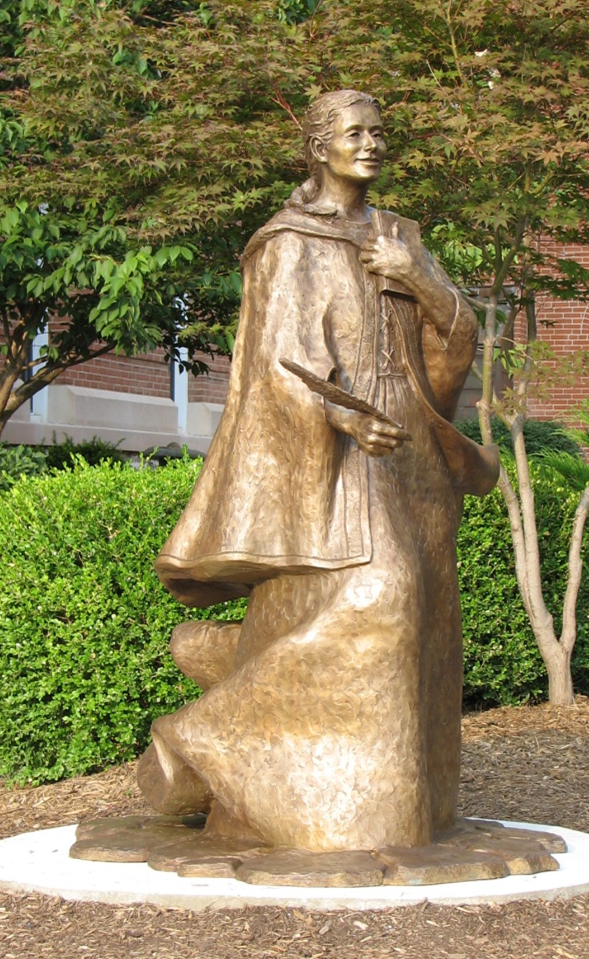 Blessed Theresa Statue on Sancta Maria in Ripa Campus
