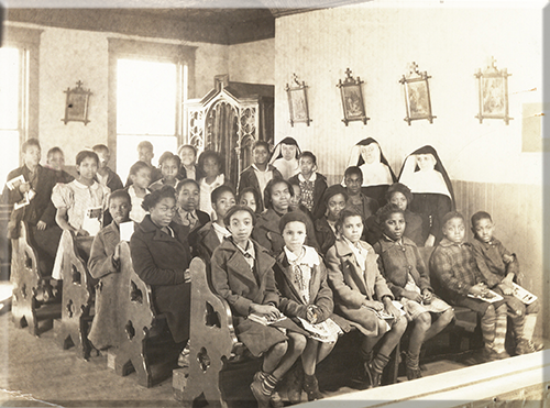 St Benedict the Moor Quincy IL Religion Class 1938