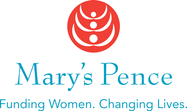 Logo for Mary's Pence, Funding Women. Changing Lives.