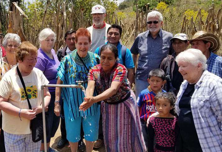 Global Partners Running Water in Guatamala celebrating a new water system. 