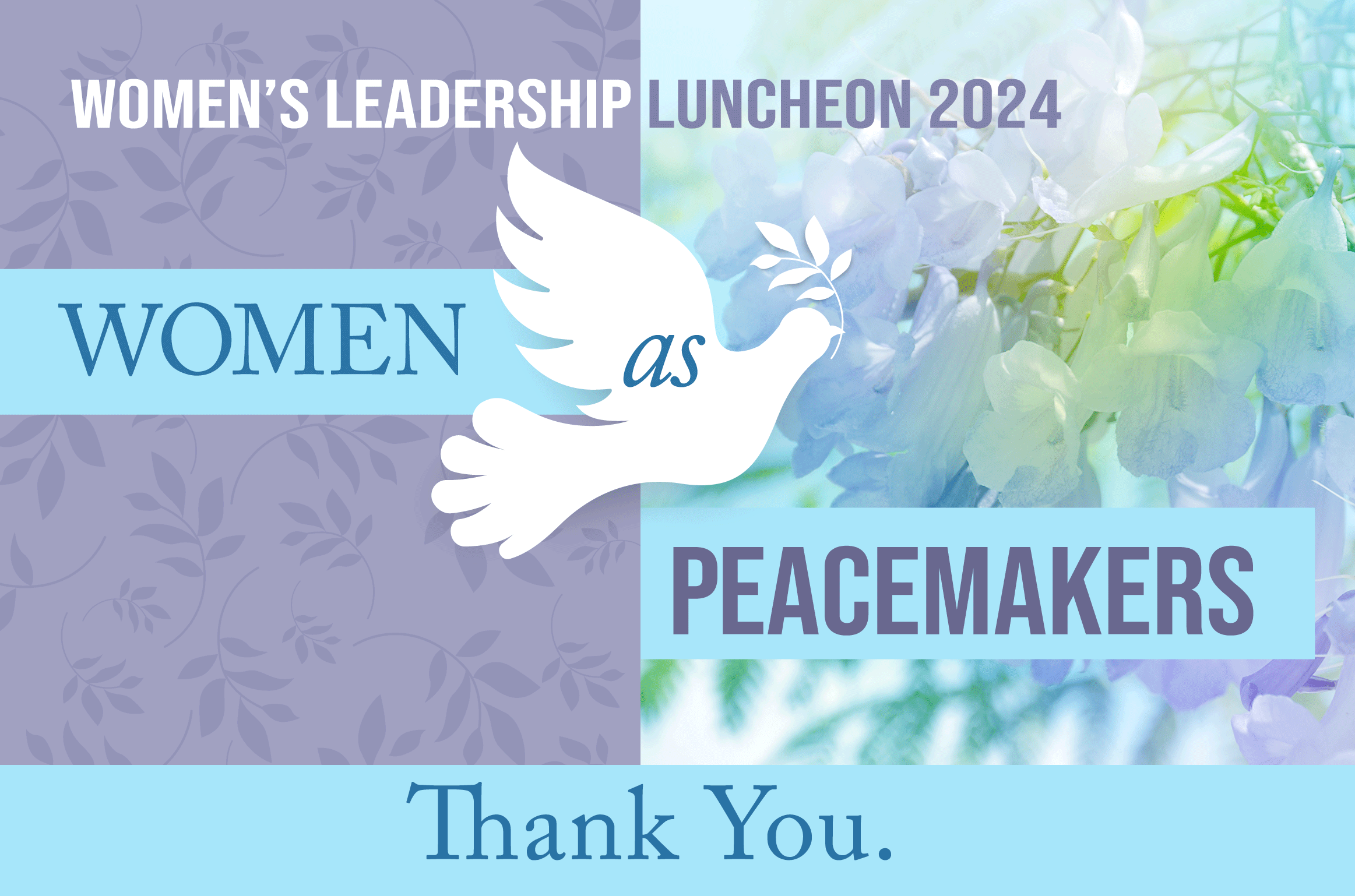 WLL 2024 Women's Leadership Luncheon event slider Thank you.