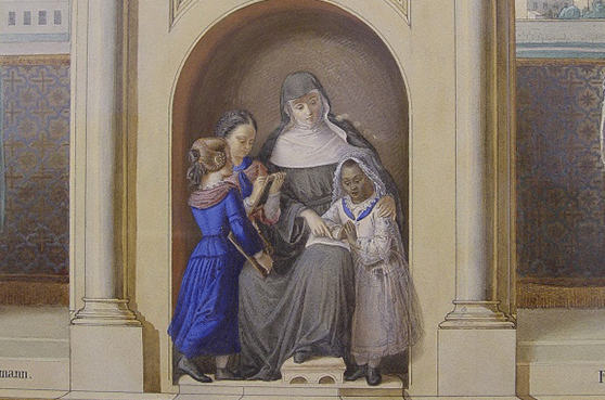 Image of Blessed Theresa and children for the October 2023 enews story.