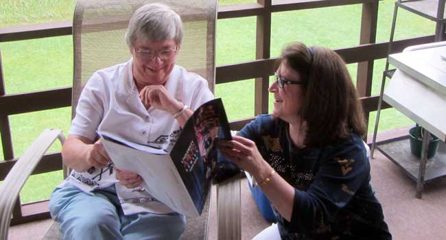 Sister Joan Marie Van Beek and Associate Cindy Molinari are active members of the associates group in Ohio.