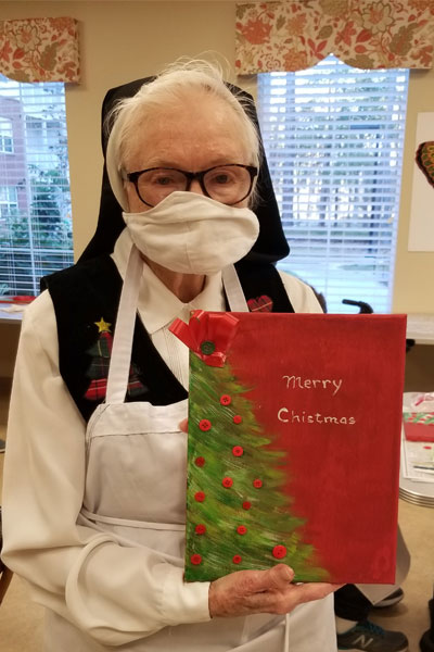 The sisters at St. Anthony's Gardens in Covington, Louisiana, do different crafts and projects during the Christmas and Advent season, as seen in this photo.
