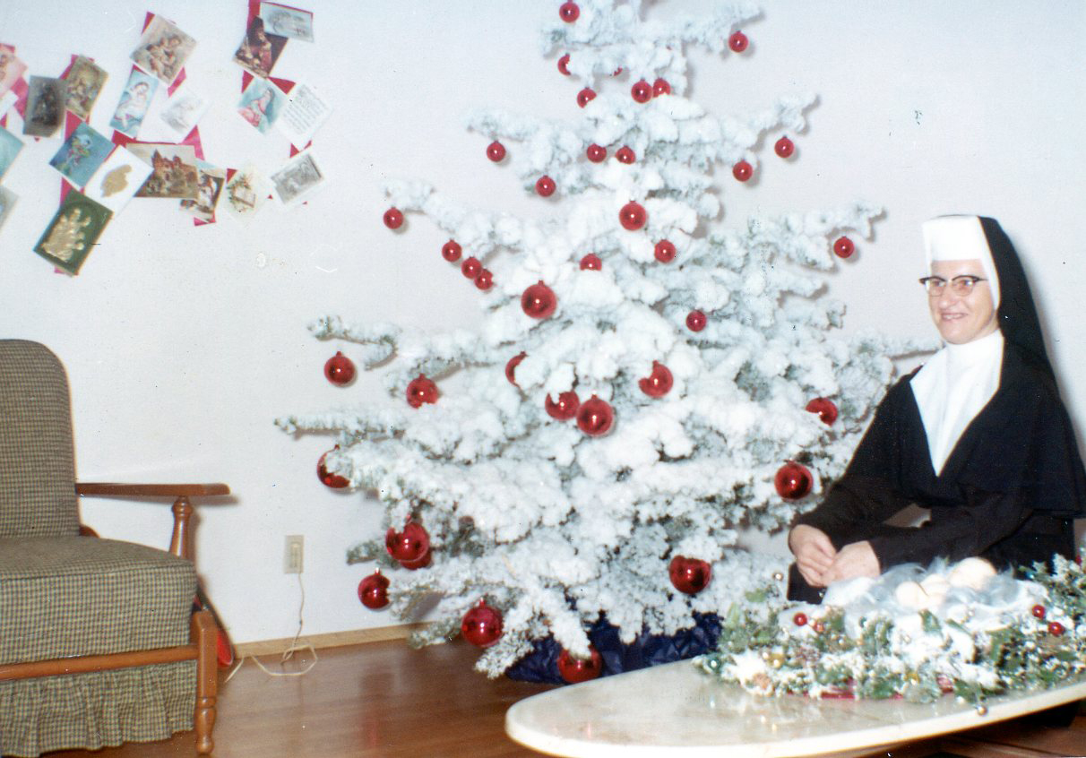 Sister Lourdine Sok at Christmas