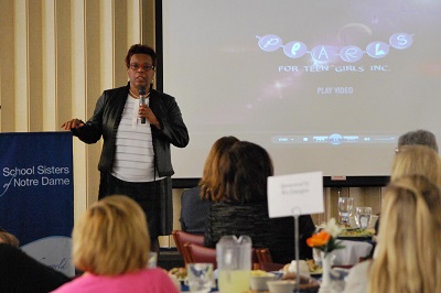 Women's Leadership Luncheon attendees in Milwaukee enjoying the speaker presentation.
