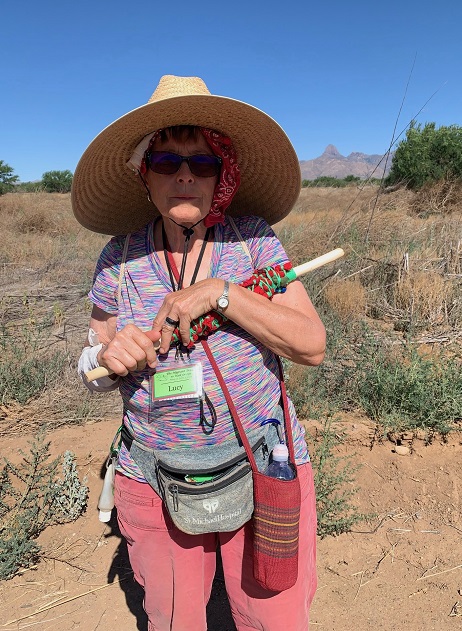 Sister Lucy Nigh on the Migrant Trail in Arizona. 
