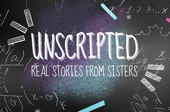 Unscripted videos are published each month to learn fun facts about our sisters. 